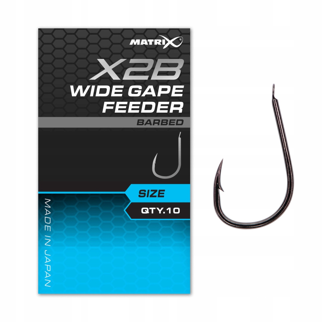 Haczyki Matrix X2B Wide Gape Feeder 16 Barbed