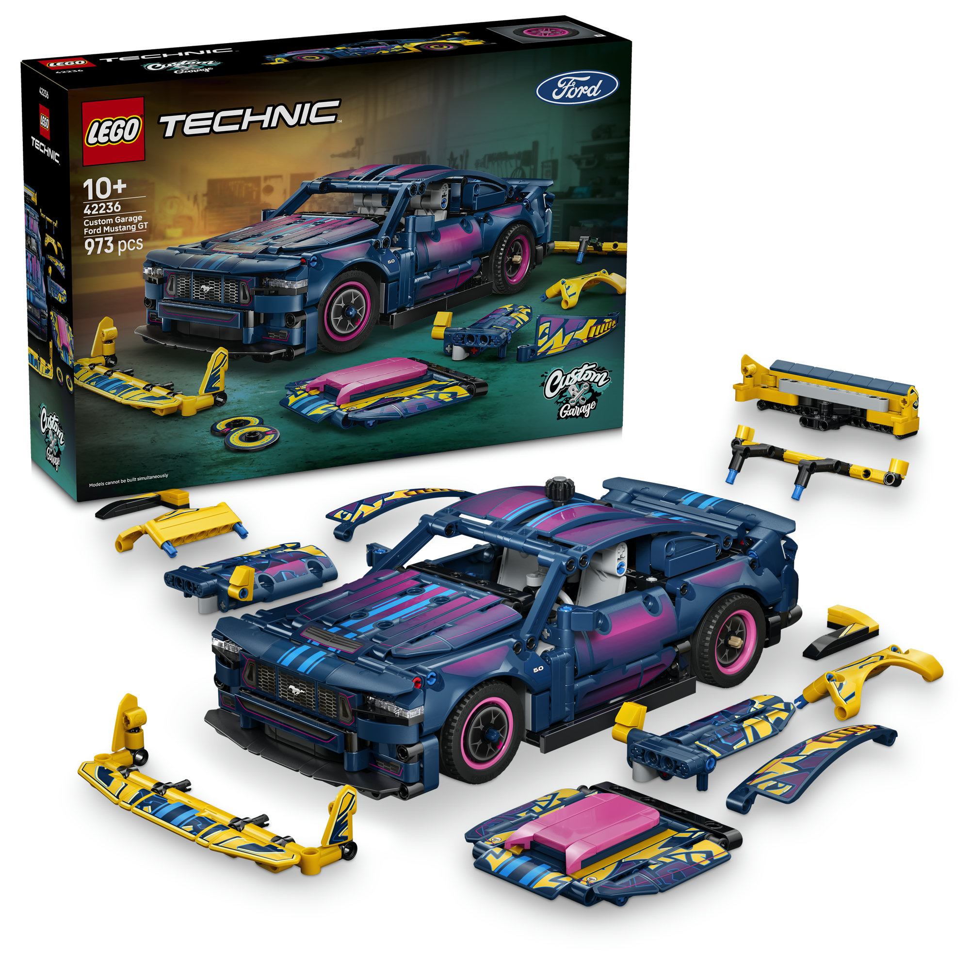 Lego Technic Tuningová dílna: automobil Ford Mustang Gt 42236
