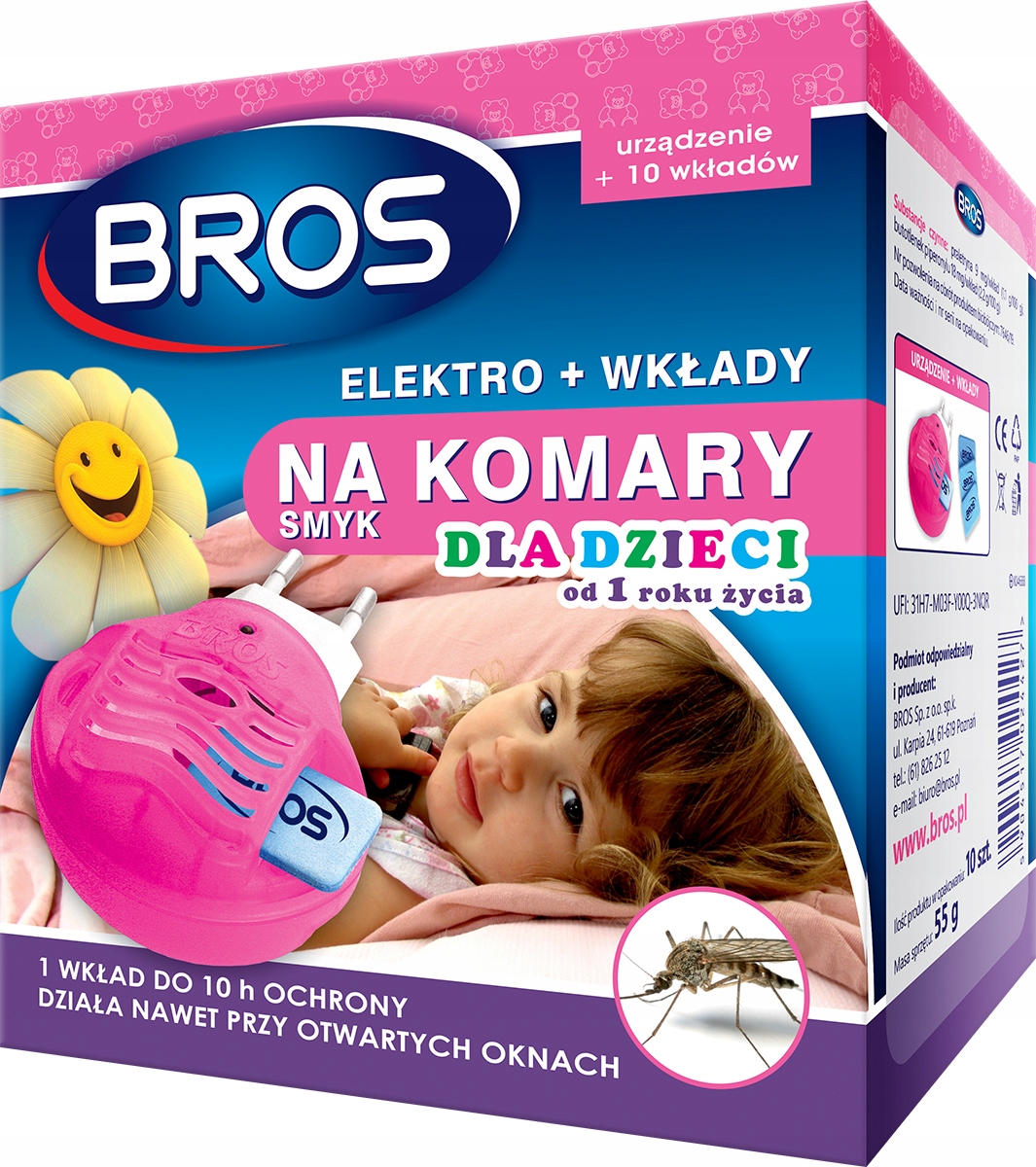 

Bros Elektro Wkłady Na Komary Dla Dzieci