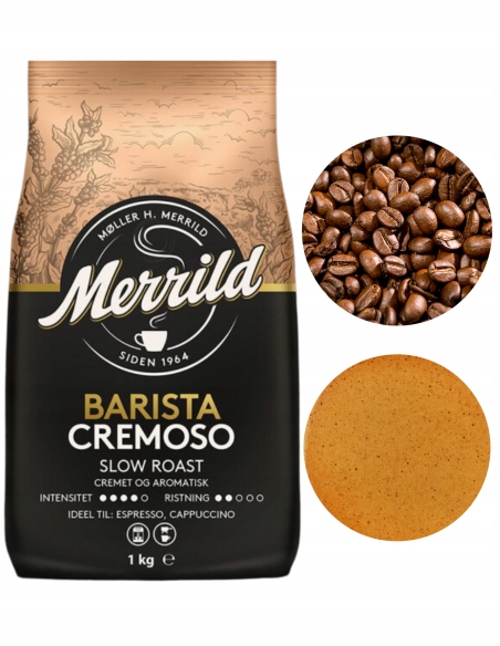 Levně Lavazza Merrild Barista Cremoso káva 1 kg