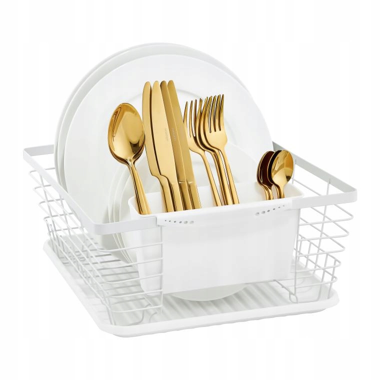 DECOR SUSZARKA DO NACZYN BIAŁA 36X30X14,5 AMBITION