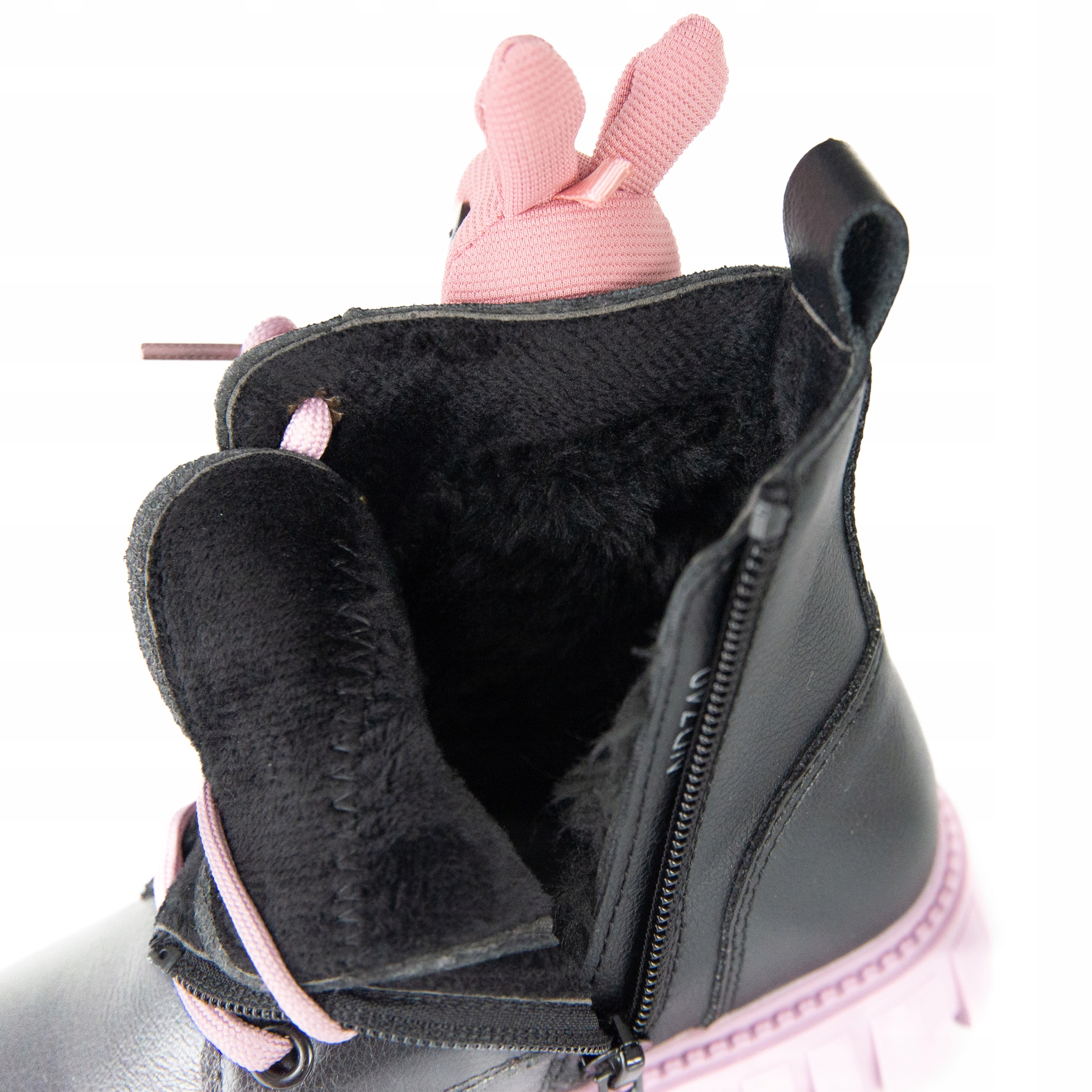 APAWWA BOTKI DZIEWCZĘCE LEKKO OCIEPLANE R 24 Rodzaj zapięcia Suwaki