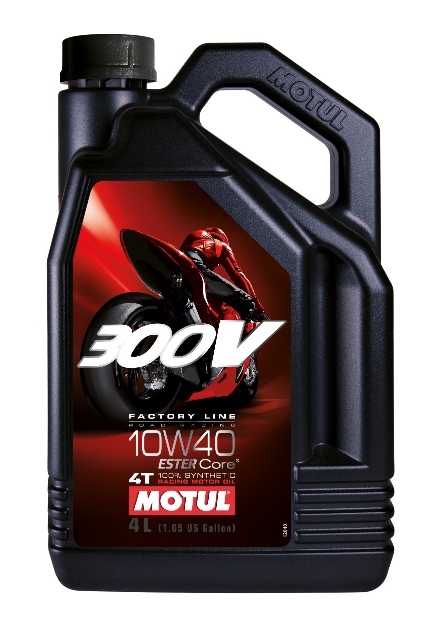 MOTUL 300V FACTORY LINE 4T RACING 10W40 4L 104121