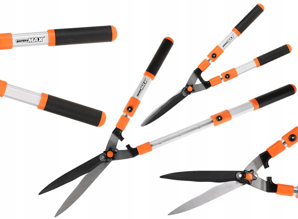 Nożyce Do Przycinania Żywopłotu Długie Teleskopowe Ramiona 65-85cm Ogrodowe