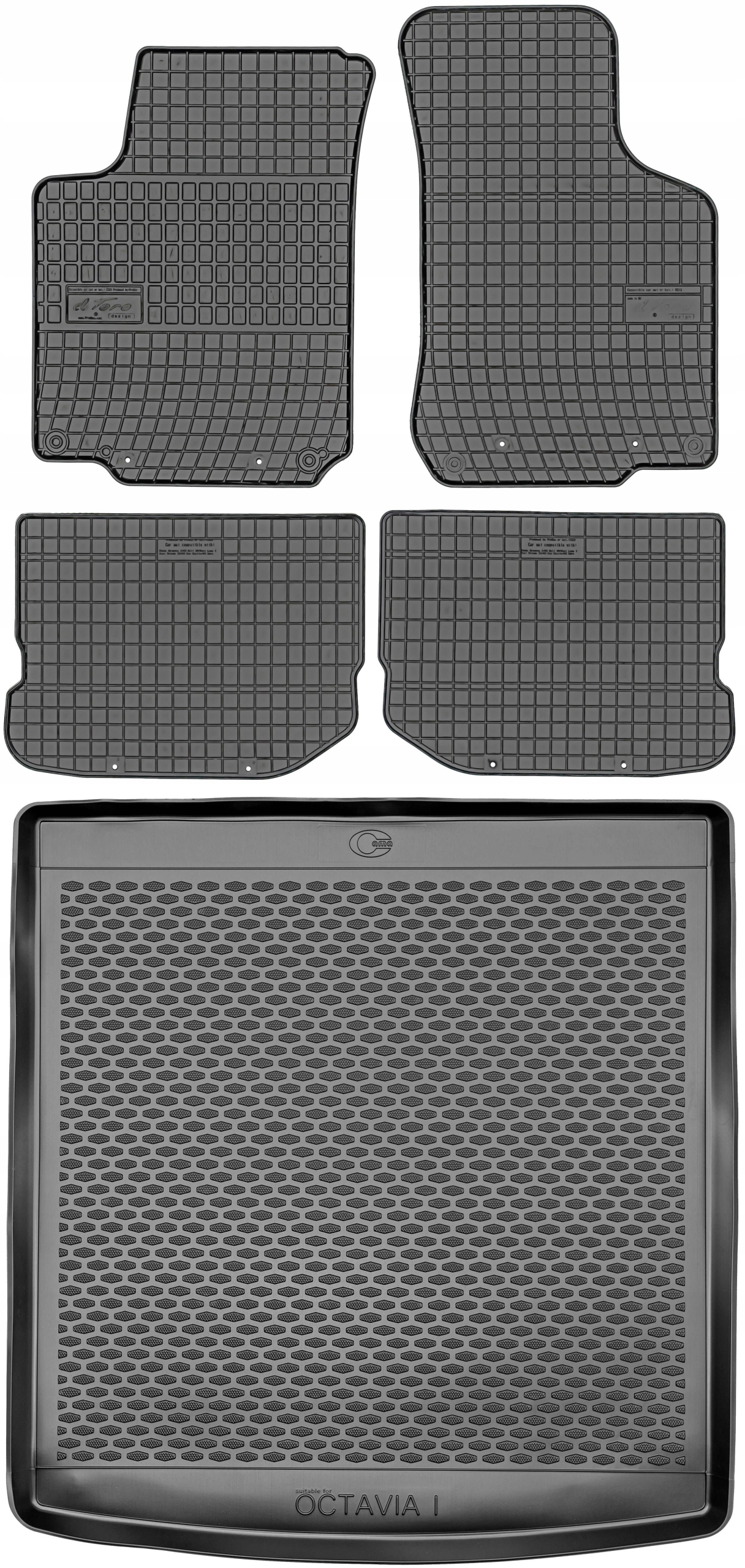 Octavia I Kombi 97-10 rohož batožinového priestoru koberčeky
