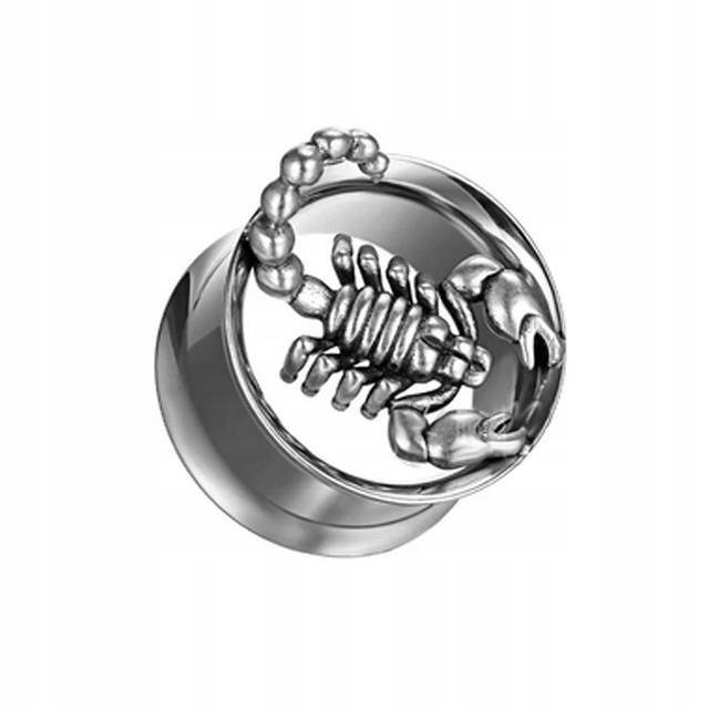 Tunel siodłowy - skorpion - PIERCING - 12 mm