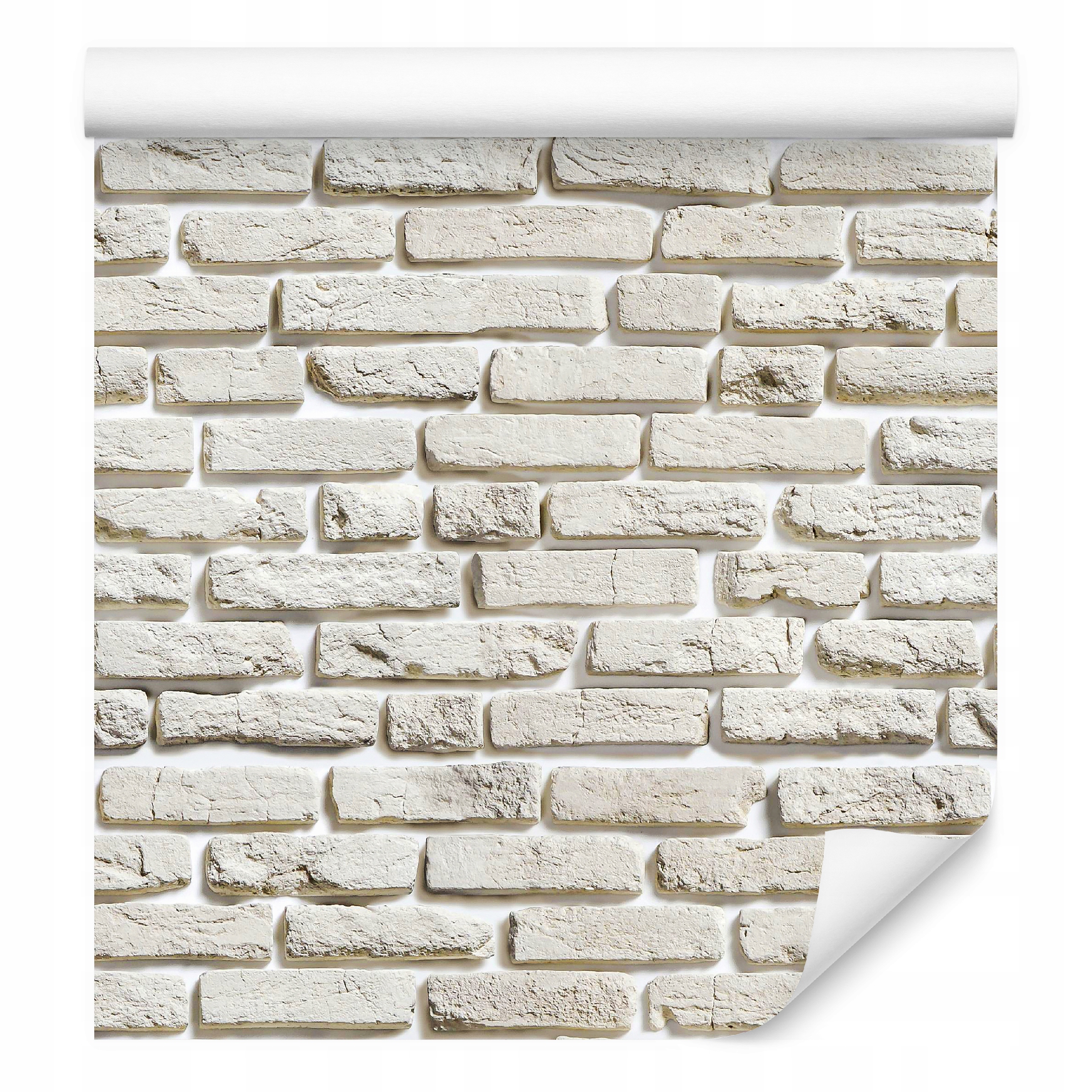 Omyvatelná tapeta do ložnice Bílá Cihla Stará zeď