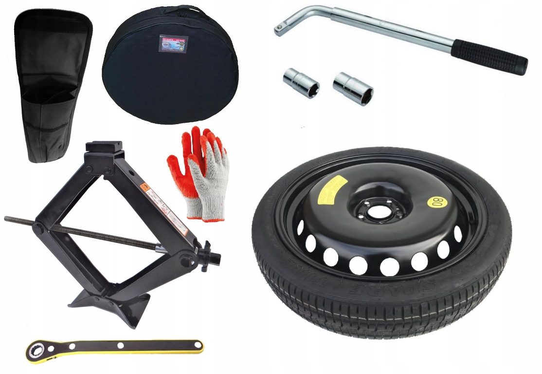 nové Dojezdové Kolo R20 Škoda Kodiaq II (2024-současnost) Sada (pouzdro)