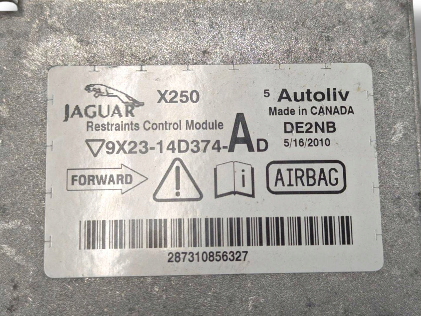 modulo airbag Jaguar XF 250 2010 9X23-14D374-AD