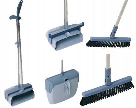 Levně Sada lopatka uzavíratelná na tyč smeták pro systém lobby 25 cm