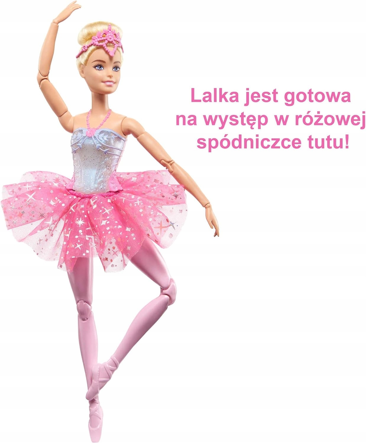 Lalka Barbie Baletnica magiczne światełka świecąca Balerina HLC25 EAN (GTIN) 194735112241