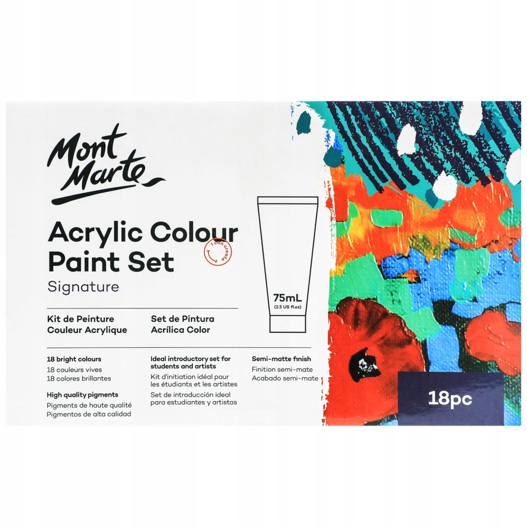 Sada akrylů Mont Marte 18x75ML