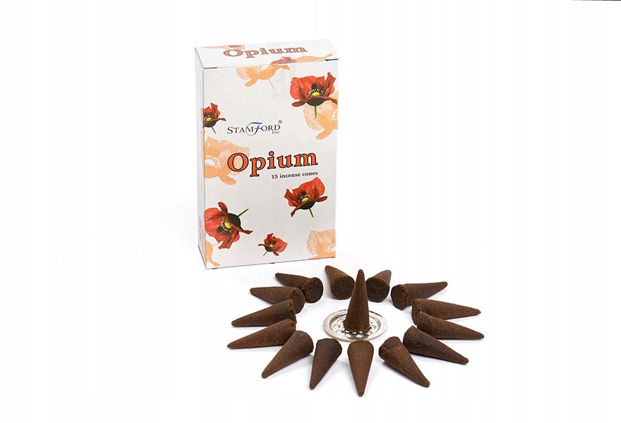 

Kadzidełka Stożkowe Stamford Opium 15 szt.