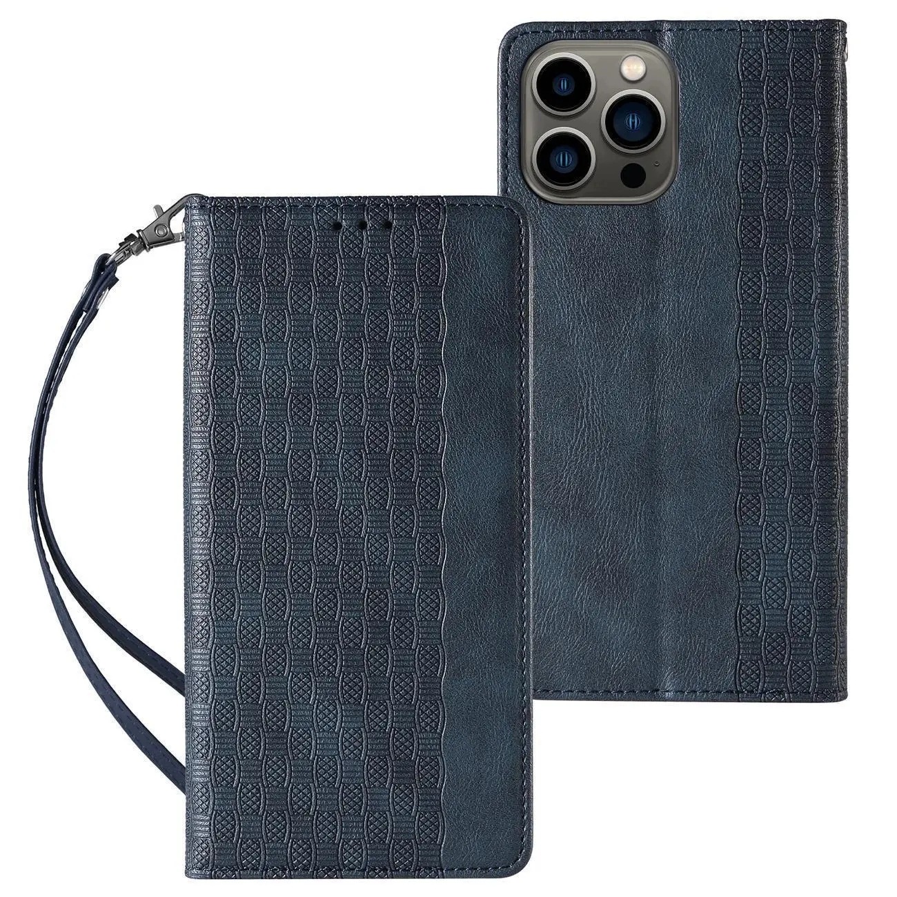 Magnet Strap Case etui Samsung Galaxy S23+ pokrowiec z klapką portfel