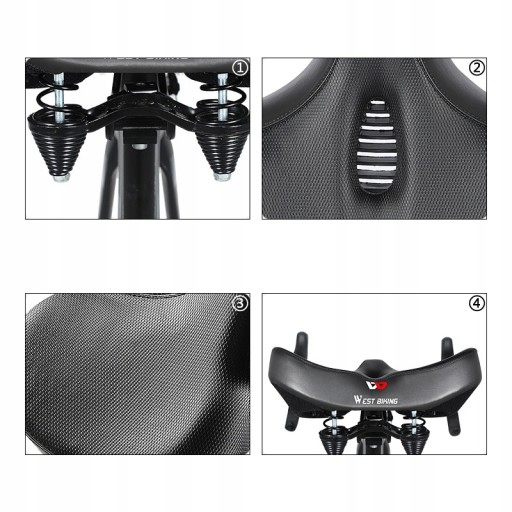 Siodełko West Biking SO1120B 330 mm Model SO1120B
