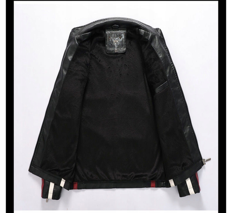 MĘSKA KURTKA MOTOCYKLOWA SKÓRZANA SPORTOWA Moda Rodzaj Męskie