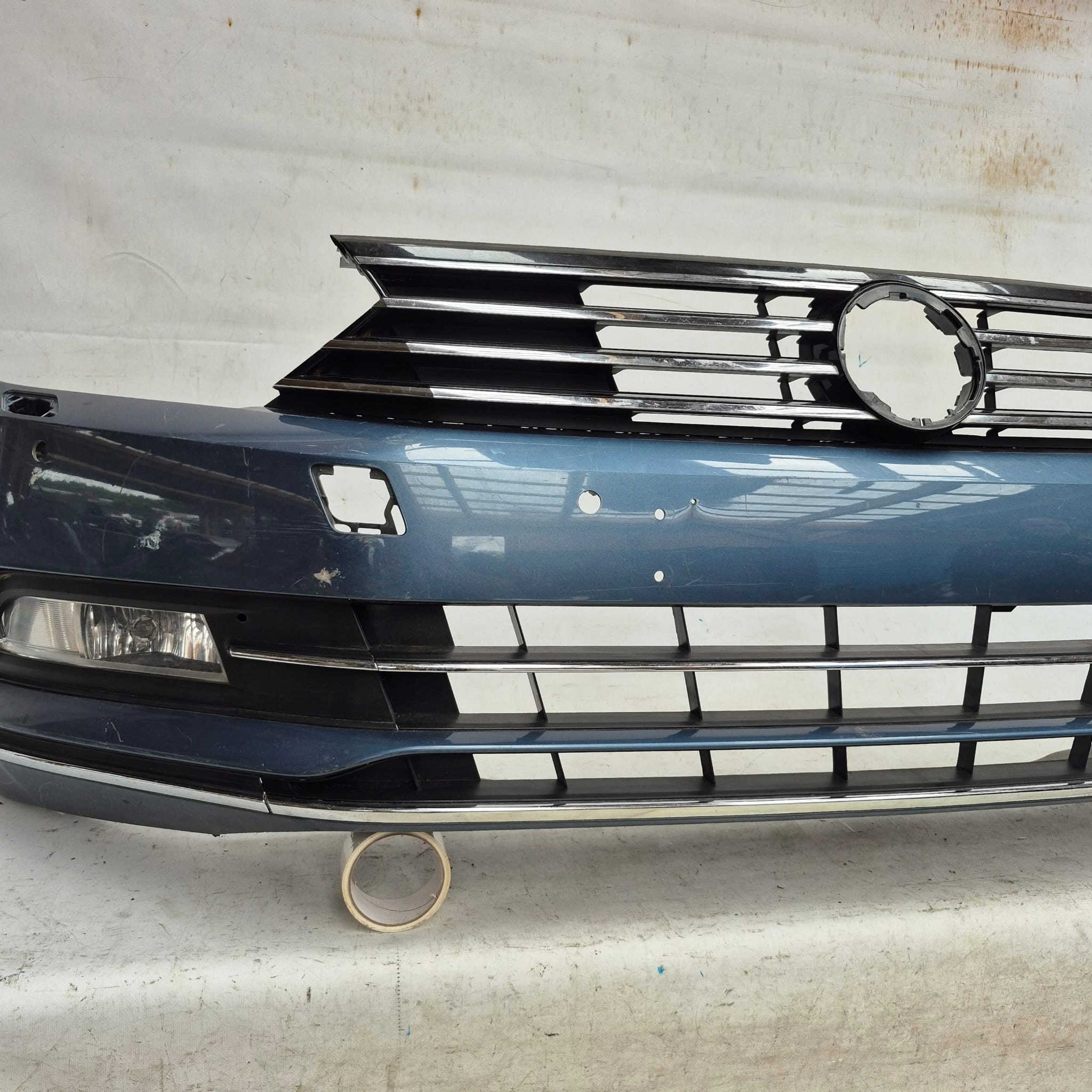 VW PASSAT B8 HIGHLINE 14- bumper front front 6XPDC SPR 3G0807221A