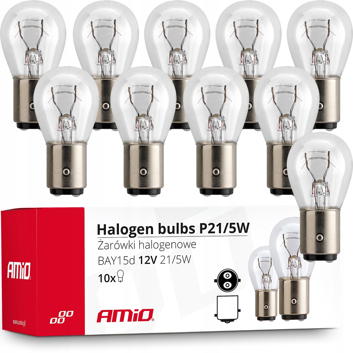 Żarówka Żarówki 12V P21/5W BAY15d 21/5W