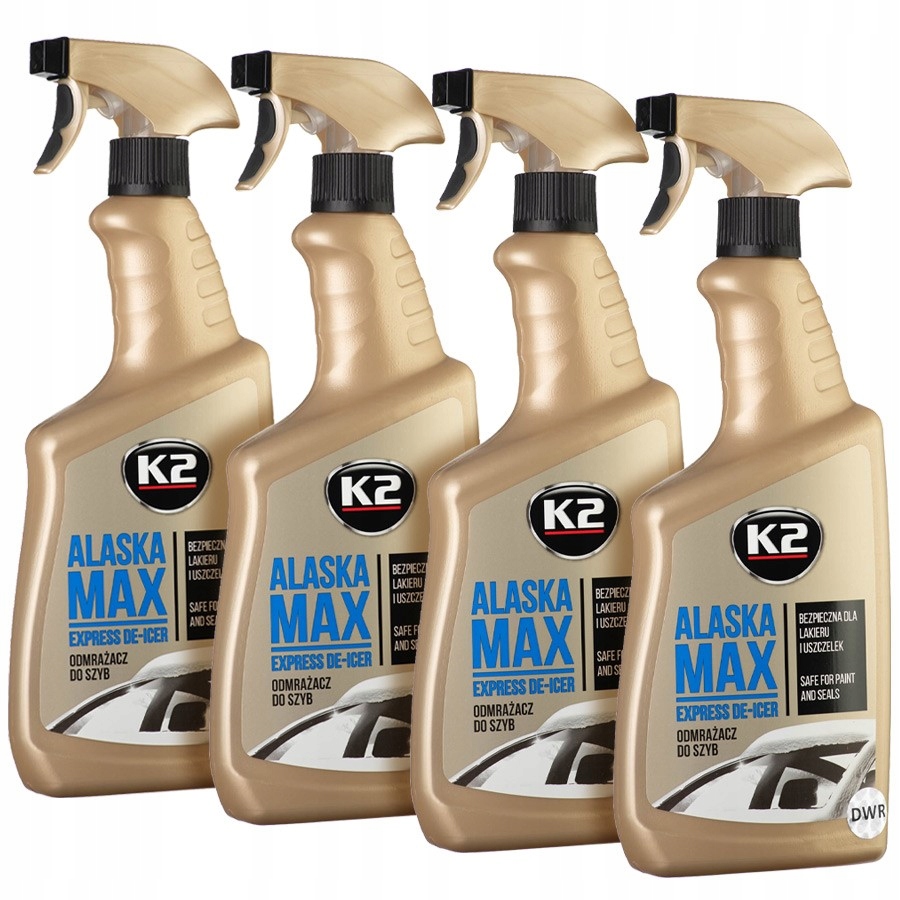 

K2 Alaska Odmrażacz do szyb nawet do -70C 700ml x4