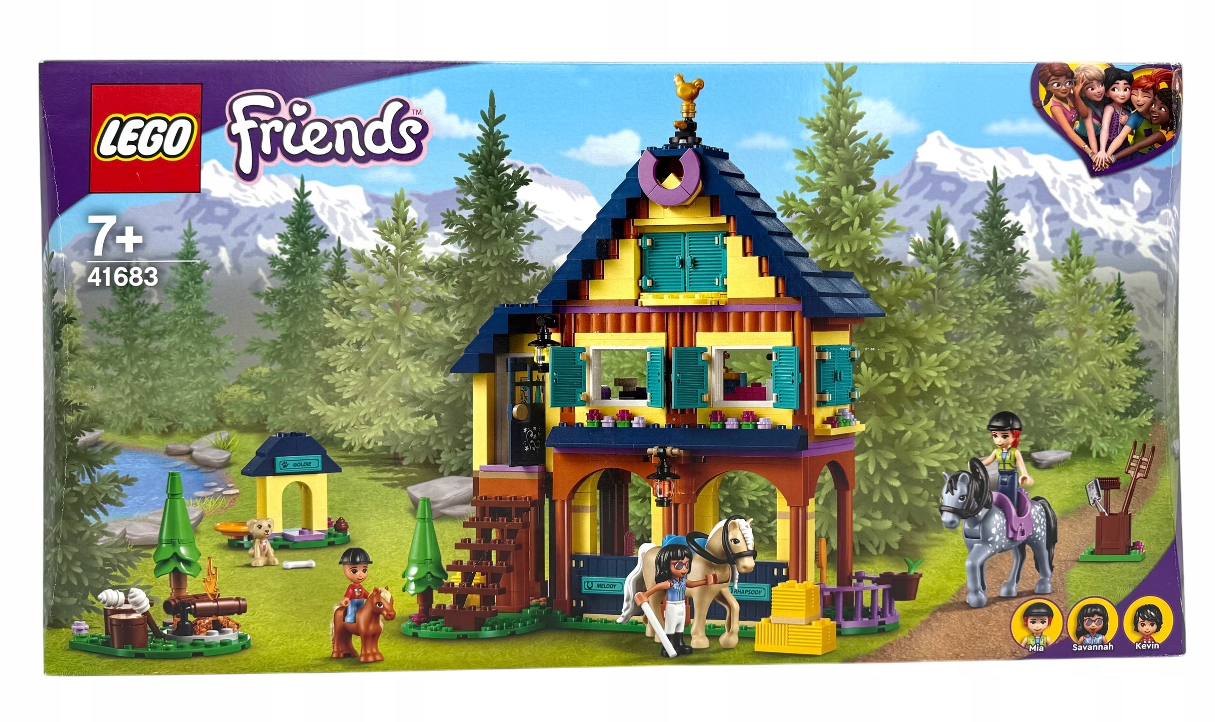 Lego Friends Leśne centrum jeździeckie 41683
