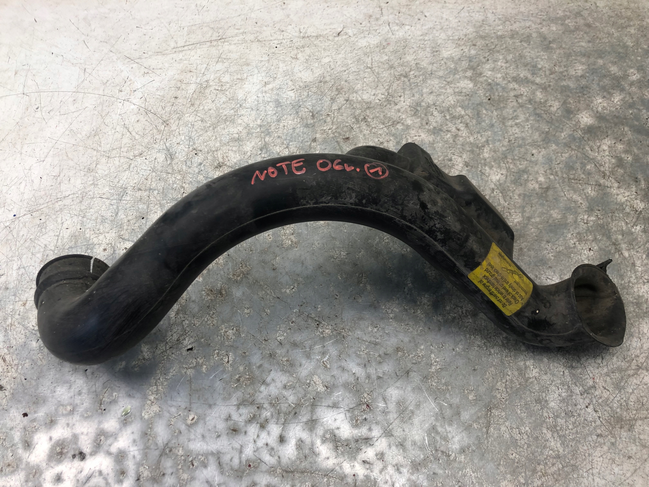 pipe air hose NISSAN NOTE E11 3981027959