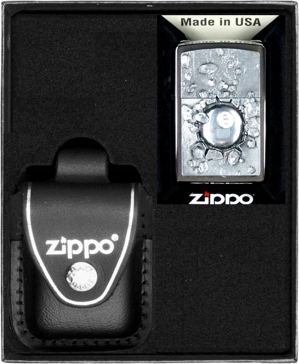 Sada Zippo Zapalovač Eight Ball Dárkový No5