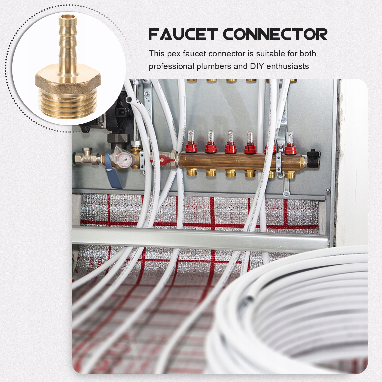 ŁĄCZNIKI RUROWE 1/2 CALI MIEDZIANE ZĘBY ZEWNĘTRZNE Marka bez marki