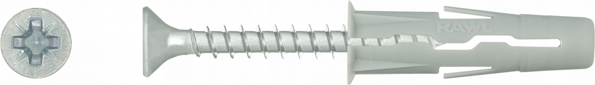 

Rawlplug Kołki rozporowe Uno fi 6 wkręt 4x35mm