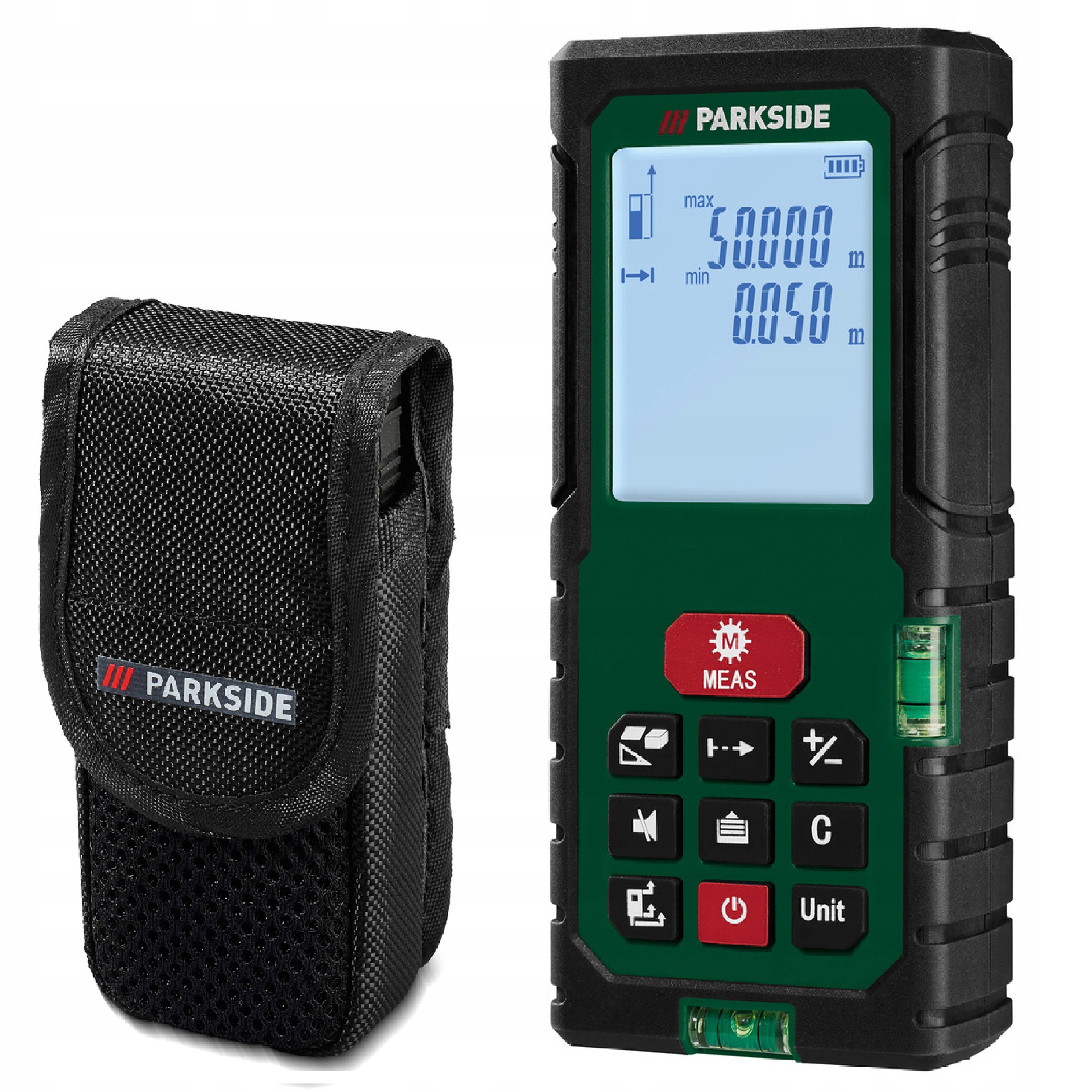 Parkside dalmierz laserowy Plem 50 50 metrów