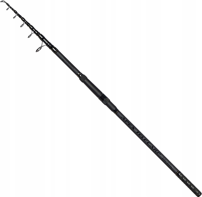 Rybářský prut kaprový Brain Apex Tele Carp Black 3.30 m 3.5 lbs