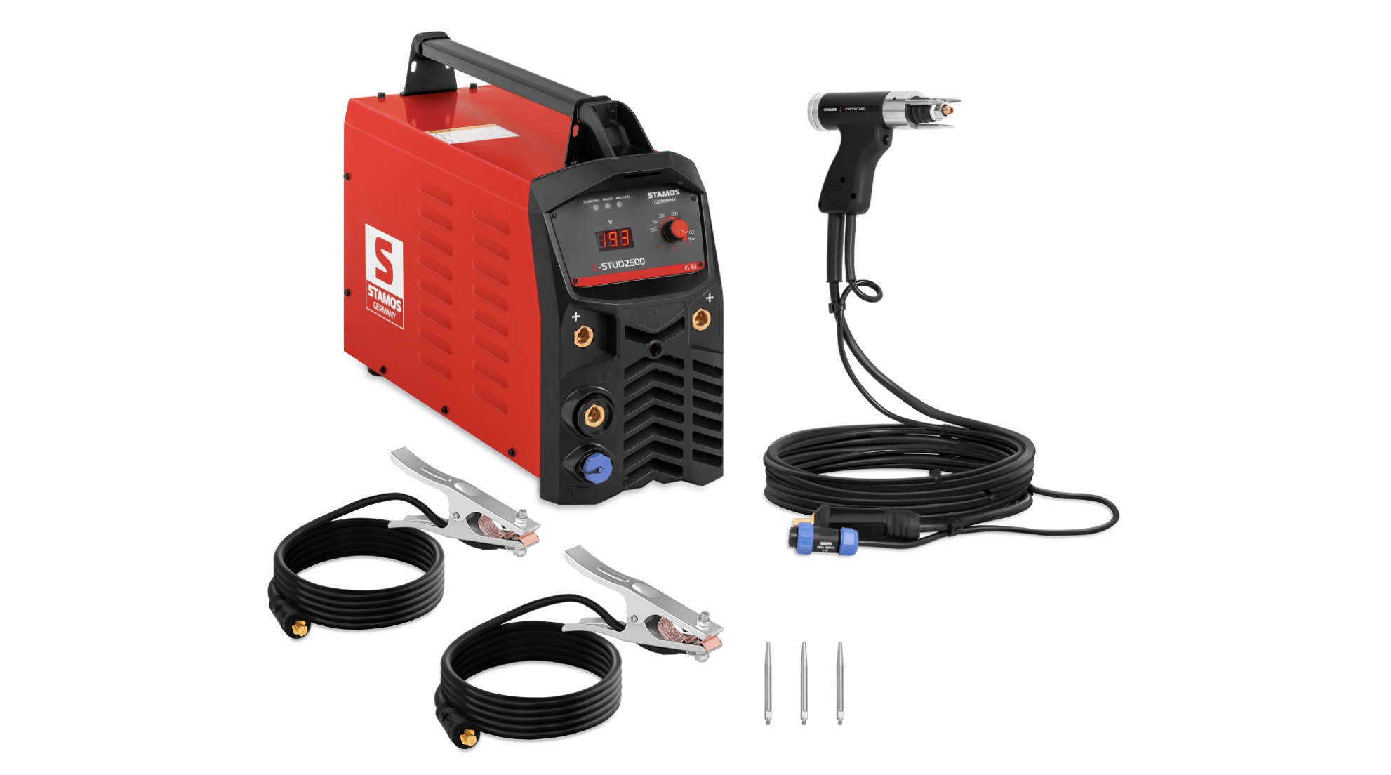 Zgrzewarka kondensatorowa Stamos S-STUD2500 w kolorze szarym