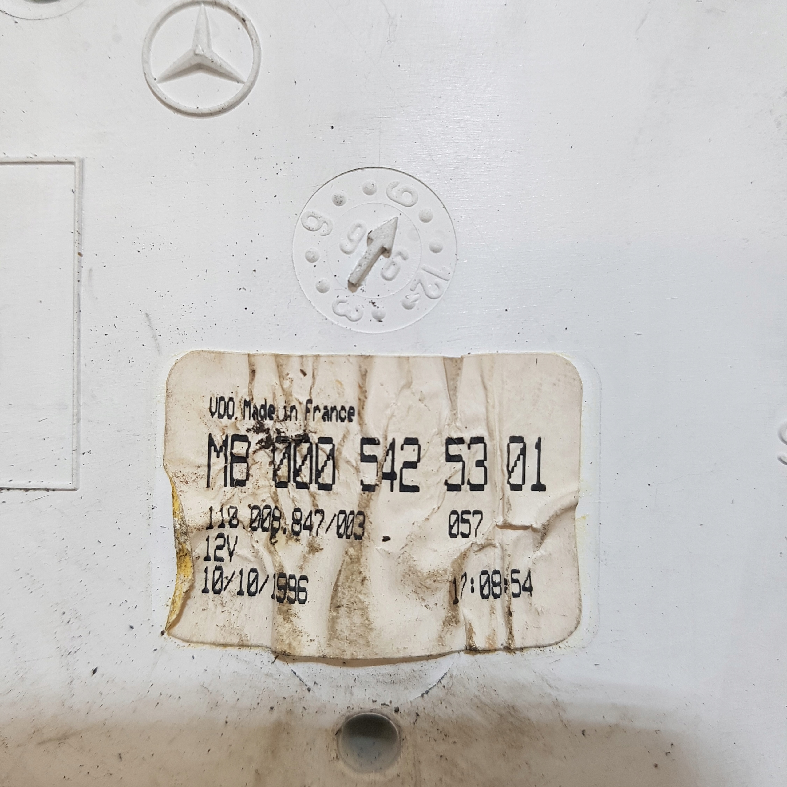 dials dials MERCEDES-BENZ SPRINTER 902 2.3 D 0005425301