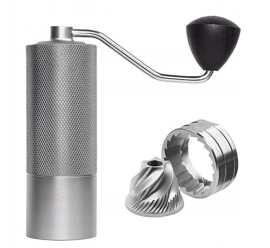 Ruční mlýnek na kávu klasický ocelový Cnc, přesný, žárově ocel