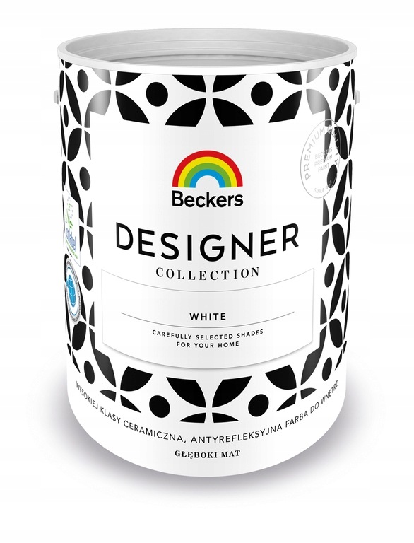 Beckers Barva keramická Designer Collection mat White 5L