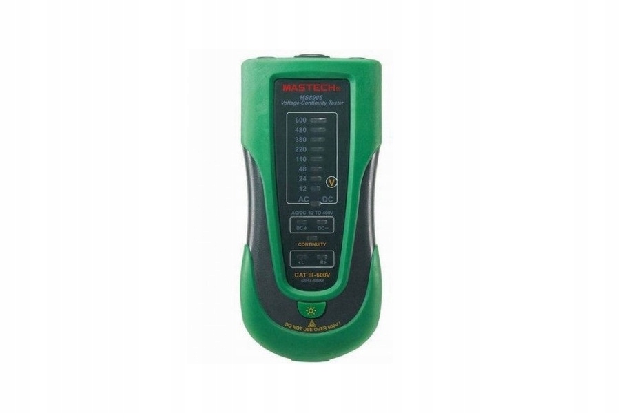 

Tester Napięcia Miernik 12-600V MS-8906 Mastech