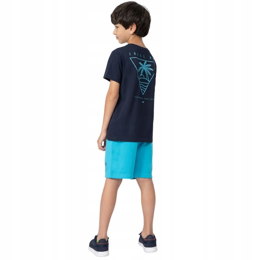 KRÓTKIE SPODENKI CHŁOPIĘCE 4F SZORTY DRESOWE SPORTOWE DZIECIĘCE EAN (GTIN) 5904698186143