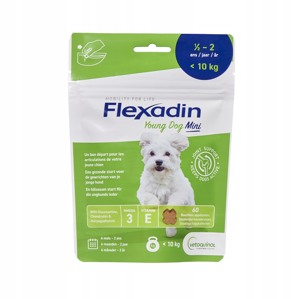 Levně Flexadin Young Dog Mini podpora pro klouby 60 kusů