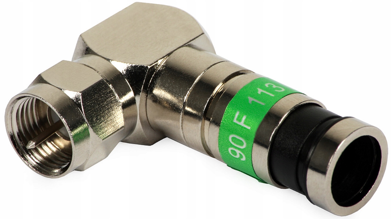 WTYK ZŁĄCZE F KOMPRESYJNE KĄTOWE NA TRISET 113