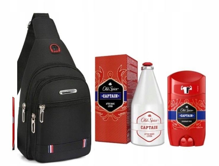 Old Spice Captain sada kosmetiky 4v1 s ledvinkou dárek pro Muže
