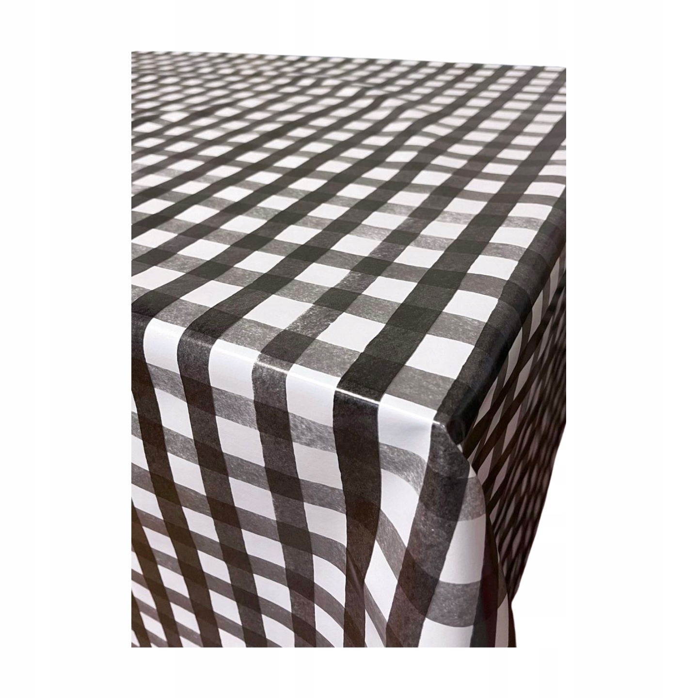 CERATA, CERATY, OBRUS, OBRUSY, KRATKA BIAŁO SZARO CZARNA Marka Ergis