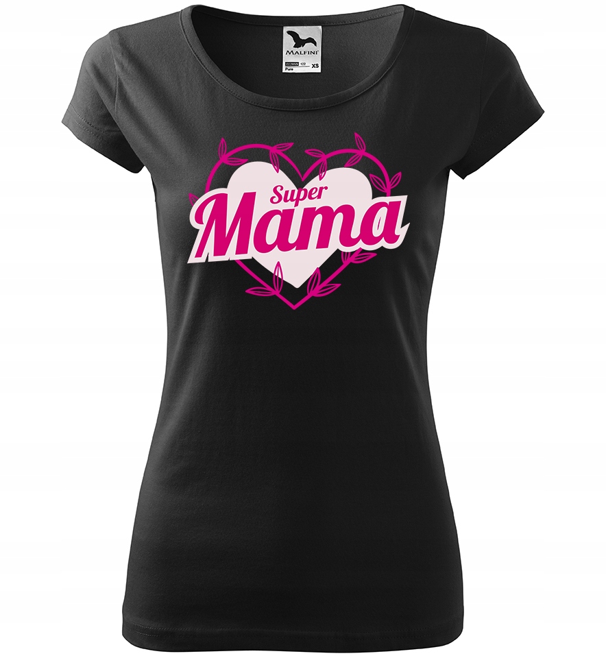 

Koszulka dla mamy Super Mama Dzień Matki L 01