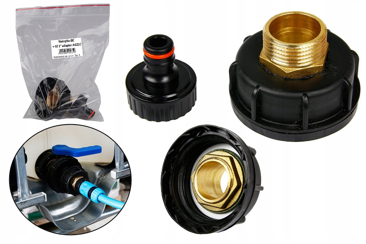 

Nakrętka do zbiornika Ibc 1000l Adapter przyłącze