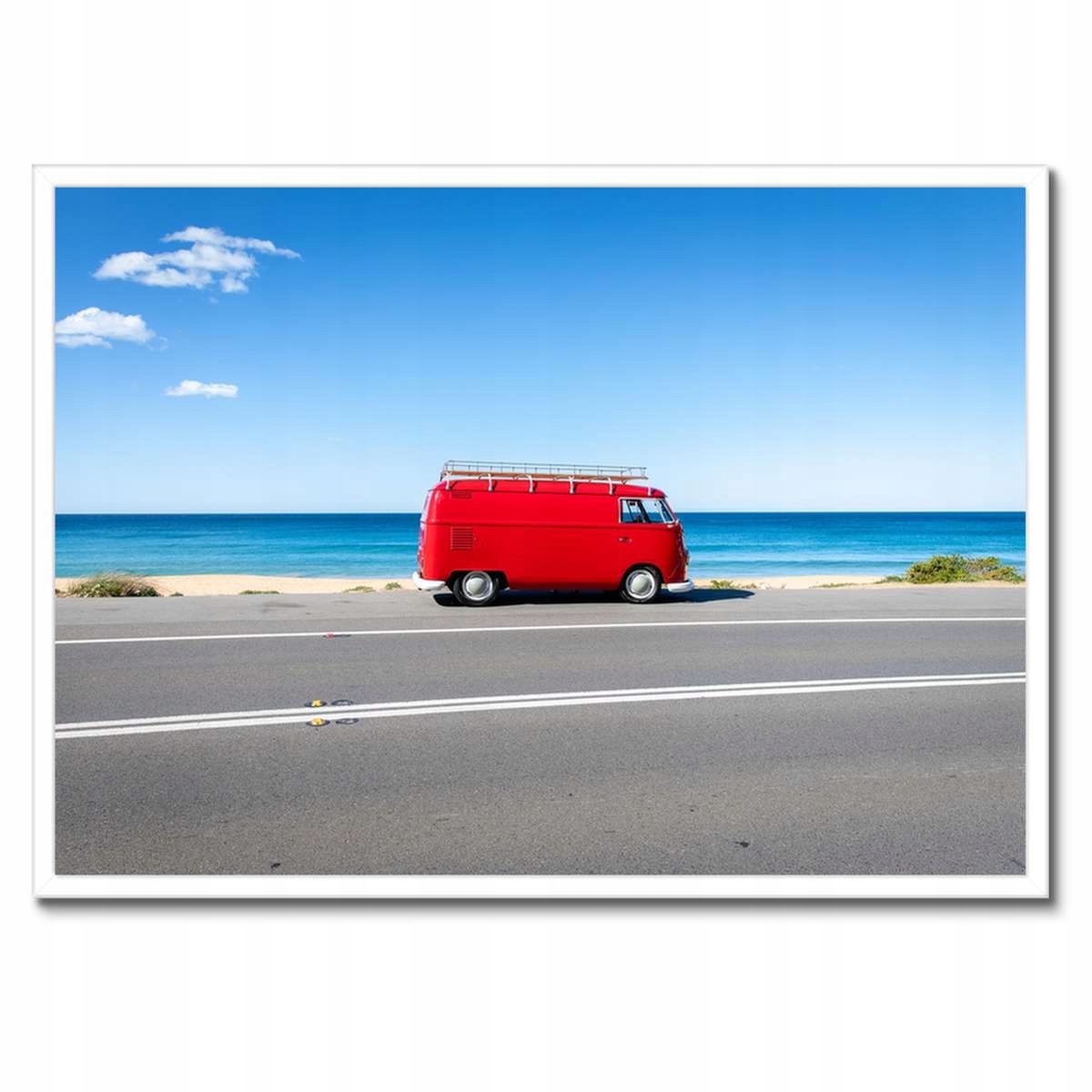 Plakáty v rámu 70x50 Volkswagen Transporter Vw