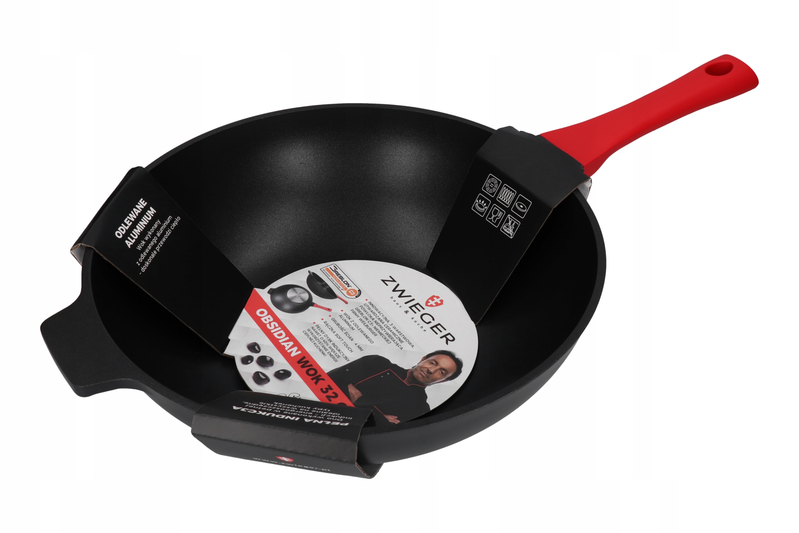 Wok Zwieger Obsidian 32 cm Kod producenta ZW-PO-1081