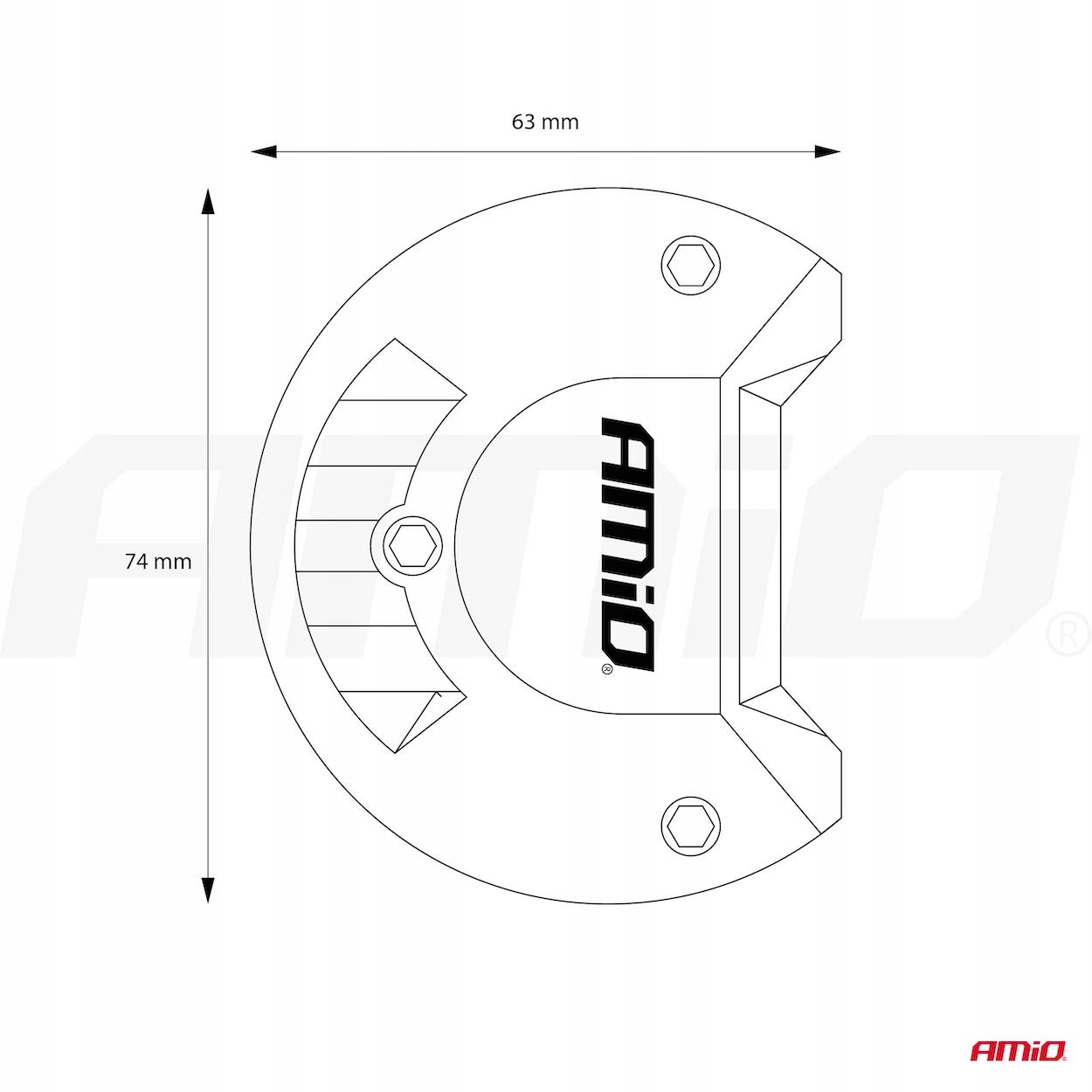 Lampa robocza LED AWL28 140LED 520x74 420W COMBO Moc 420 W