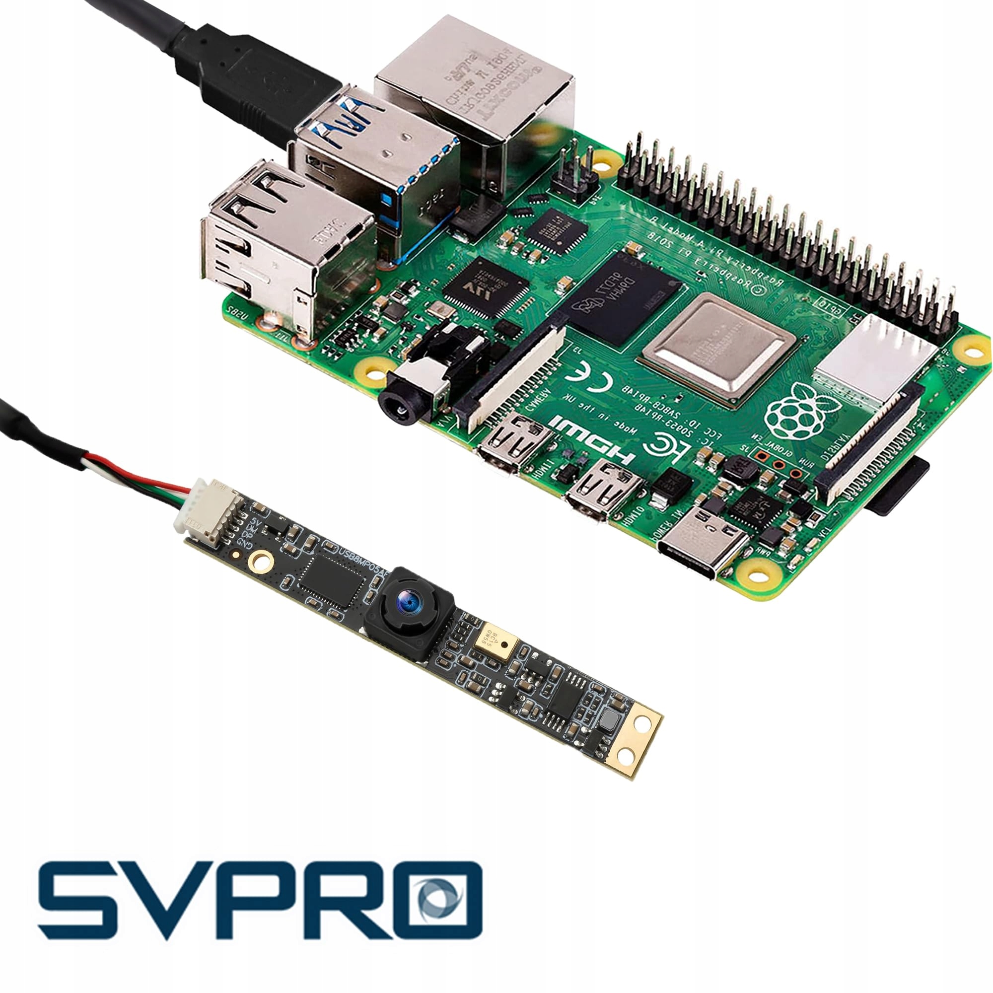 SVPRO Kamera USB 8MP Mikrofon Szerokokątna 4K Do Laserów PC Raspberry Pi — miniatura 4