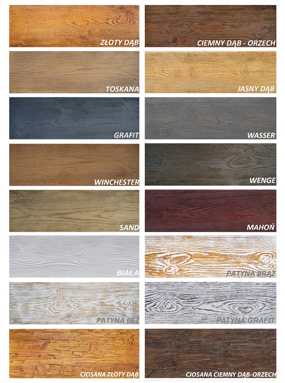 DESKA ELEWACYJNA Elastyczna Imitacja Deski PRÓBKI Materiał imitacja drewna