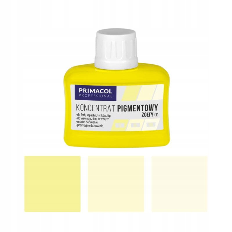 

Primacol pigment do farb i tynków 80ml żółty