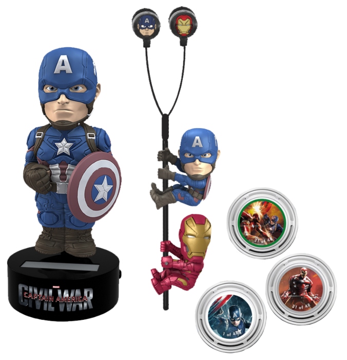 Marvel Dárková Sada Klepadel Na Kolíky Kapitán Amerika