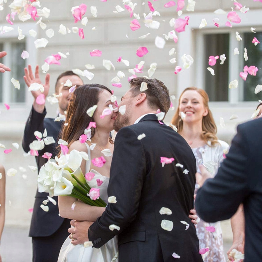 KONFETTI WYRZUTNIA PŁATKÓW RÓŻ TUBA STRZELAJĄCA NA ŚLUB WESELE 80 m RÓŻOWE Stan opakowania oryginalne